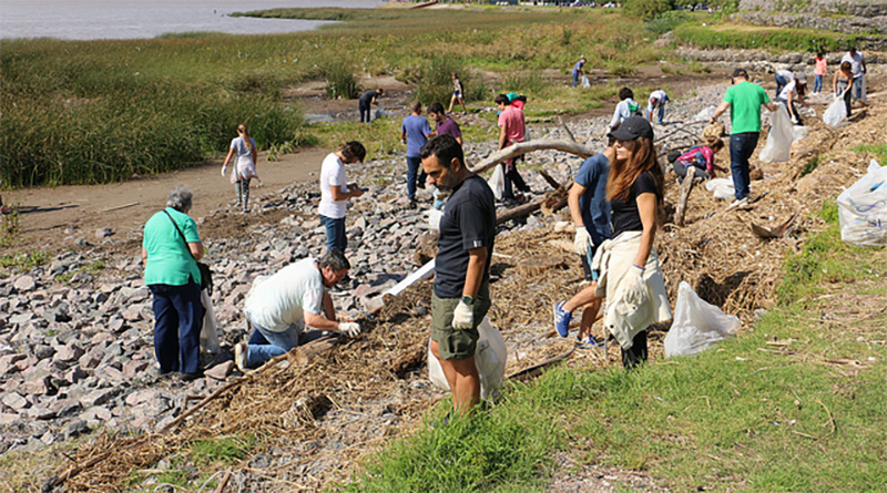 Se juntaron 2700 kg de reciclables en la campaña para limpiar el río