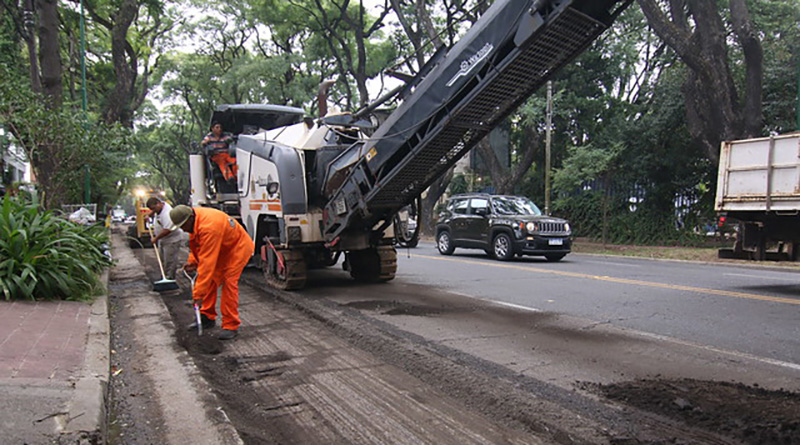 San Isidro completa la renovación del asfalto en Av. Del Libertador