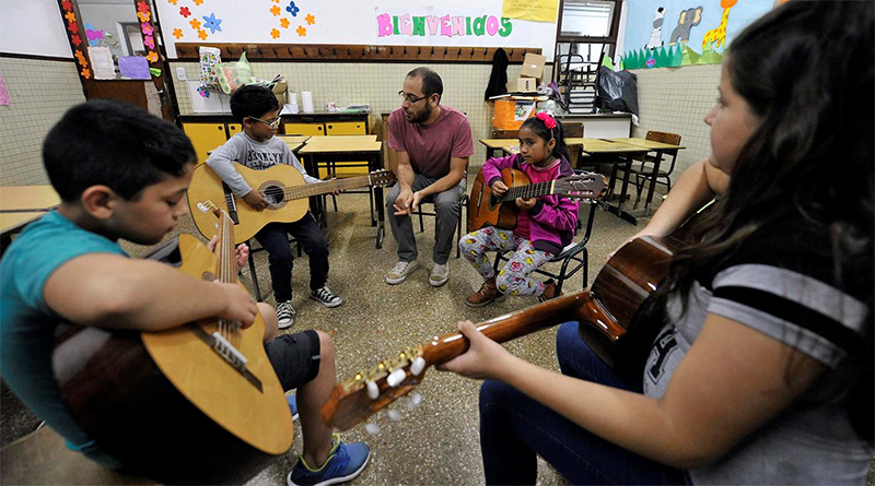 En Troncos del Talar, Tigre celebró el nacimiento de su séptima orquesta infanto juvenil 