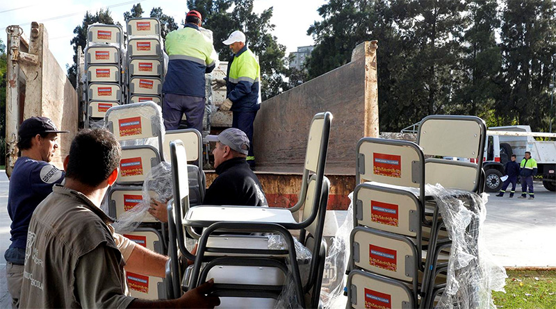 Tigre entrega sillas y bancos nuevos para 4500 alumnos de las escuelas primarias públicas