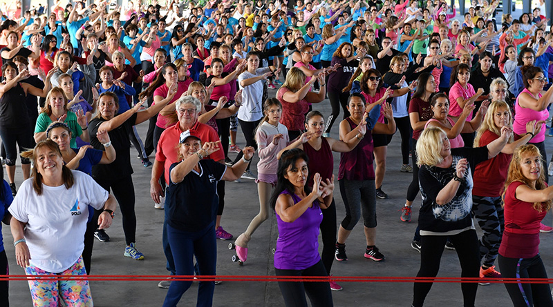 Los sanfernandinos disfrutaron de inolvidable masterclass de fitness en el Parque Náutico