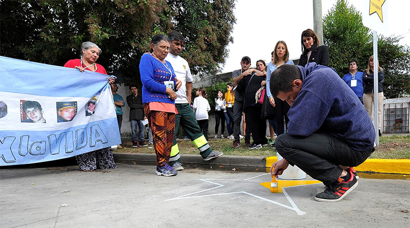 La comunidad de La Paloma rindió homenaje a Braian Pasinato, víctima de un accidente vial