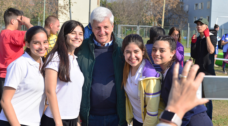 Andreotti lanzó las Olimpiadas Intercolegiales Municipales con 2 mil alumnos