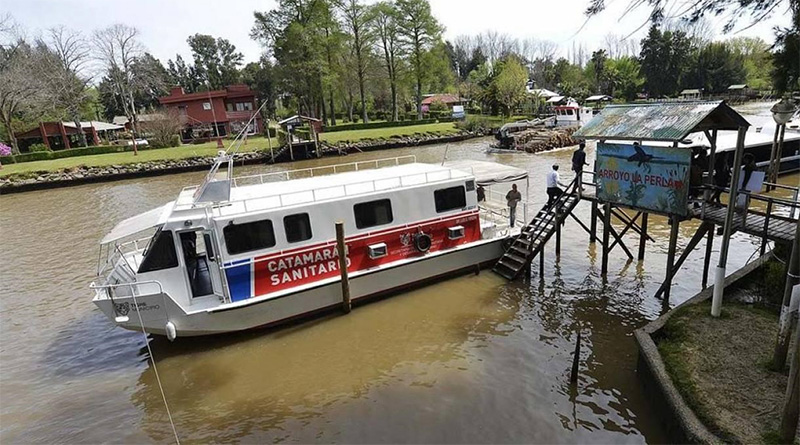 En Mayo, el Catamarán Sanitario de Tigre recorrerá más puntos del Delta