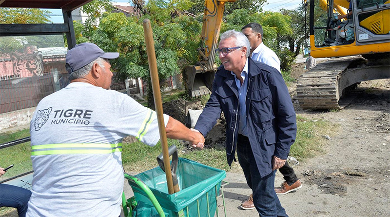 En Tigre Norte, el municipio inició obras hidráulicas que beneficiarán a más de 400 familias
