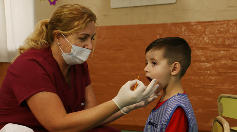 San Isidro continúa con los controles odontológicos gratuitos en jardines de infantes