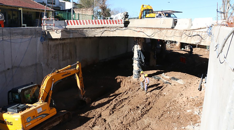 Última etapa de trabajos para inaugurar el túnel de Sarratea