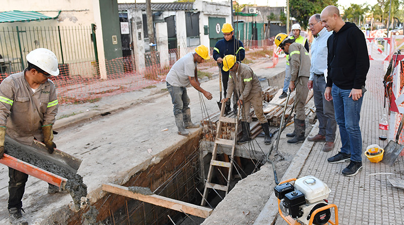 Avanzan las obras hidráulicas en San Fernando