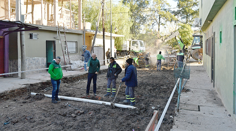 San Fernando realiza mejoras de pavimento y sistema hidráulico del barrio San Lorenzo