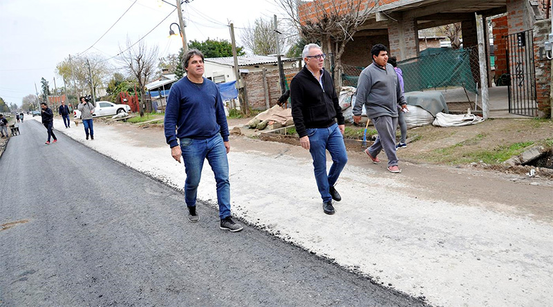 Tigre construye nuevos pavimentos en Las Tunas