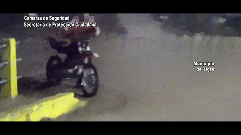 Las cámaras y la rápida respuesta del COT, permitieron recuperar una motocicleta robada