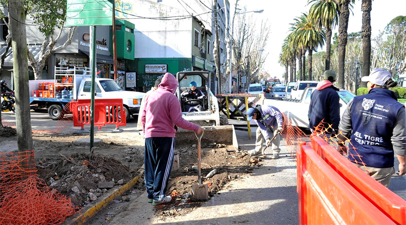 El Municipio pone en valor Tigre centro con más obras