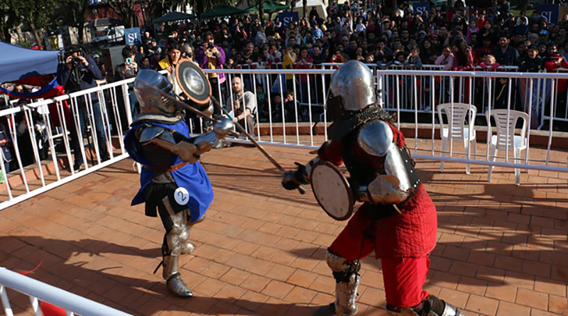 El Combate medieval pasó por Beccar