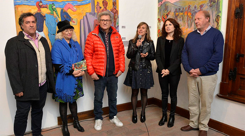 El artista de Tigre Duilio Pierri inauguró su muestra en el Museo de la Reconquista