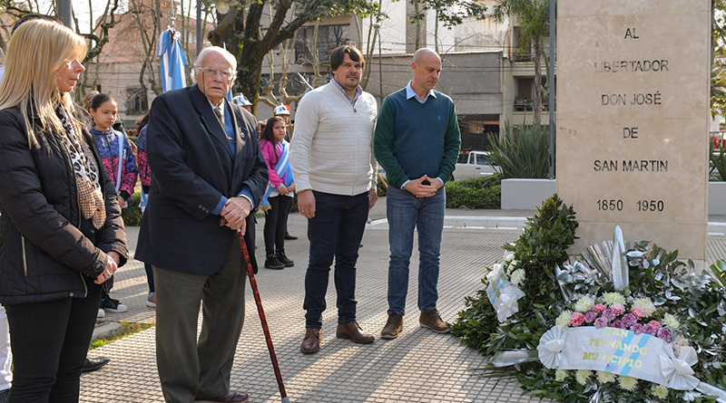 San Fernando homenajeó al Gral. San Martín en el 169° aniversario de su paso a la inmortalidad