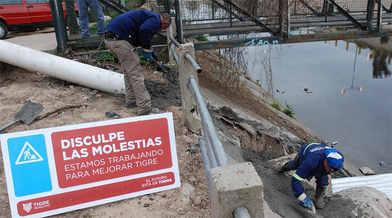 El Municipio realiza nuevos trabajos hidráulicos en Don Torcuato