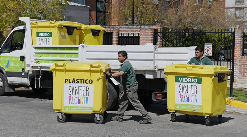 El Programa “Sanfer Recicla” se extiende al barrio Parque de la Reconquista