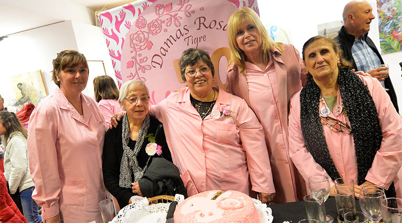 Con una cálida celebración, el Municipio de Tigre homenajeó a las Damas Rosadas en su 50° aniversario