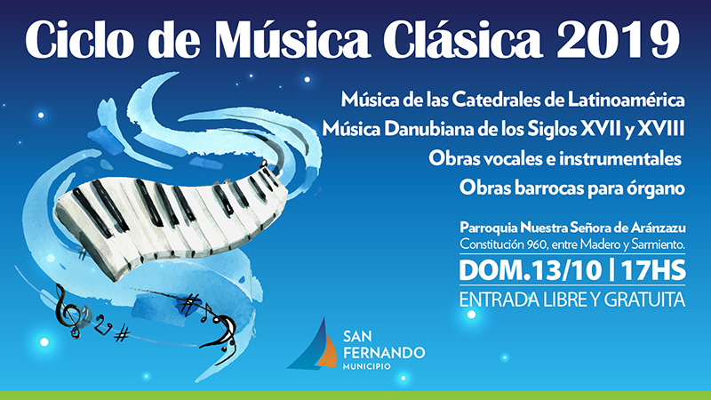 Este domingo, nueva edición del Ciclo de Música Clásica en la Parroquia Aránzazu de San Fernando