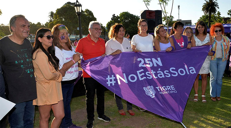 Tigre conmemoró el Día Internacional de la No Violencia contra las Mujeres