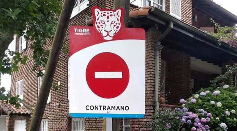 Tigre colocó nomencladores y realizó trabajos integrales en el centro de la ciudad