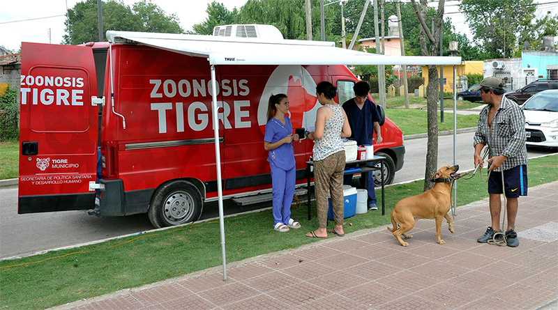 Nueva semana de recorrida del móvil Zoonosis Tigre