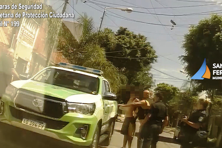 Las Cámaras y Patrullas de San Fernando detuvieron a un ladrón de bicicletas
