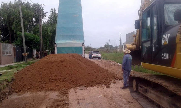En Don Torcuato, el Municipio comenzó una nueva obra de pavimentación 