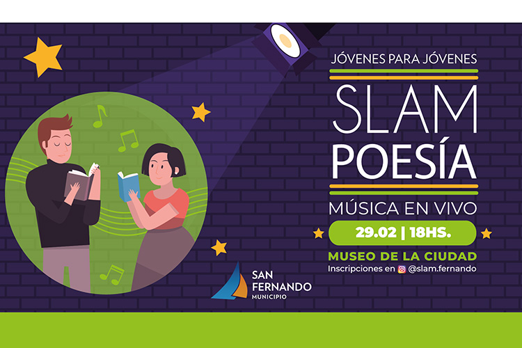 Se hará la primera competencia “Slam” de Poesía en San Fernando