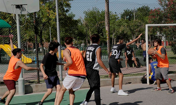 Tigre realizó su primer campeonato de básquet callejero en Ricardo Rojas