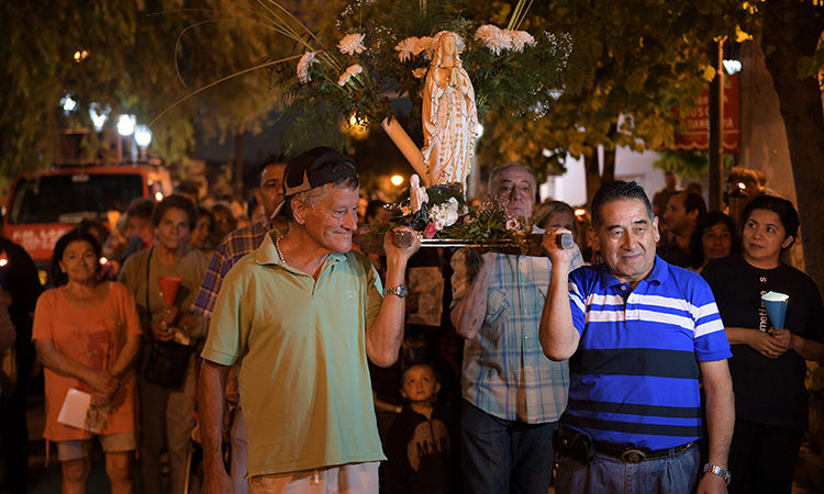 San Fernando acompañó los festejos en honor de la Virgen de Lourdes