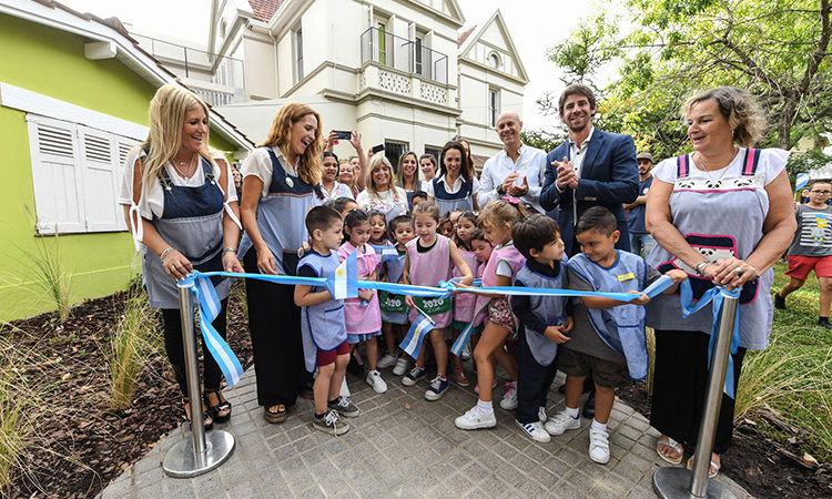 Juan Andreotti inauguró el renovado Jardín Provincial Nº 901 de San Fernando