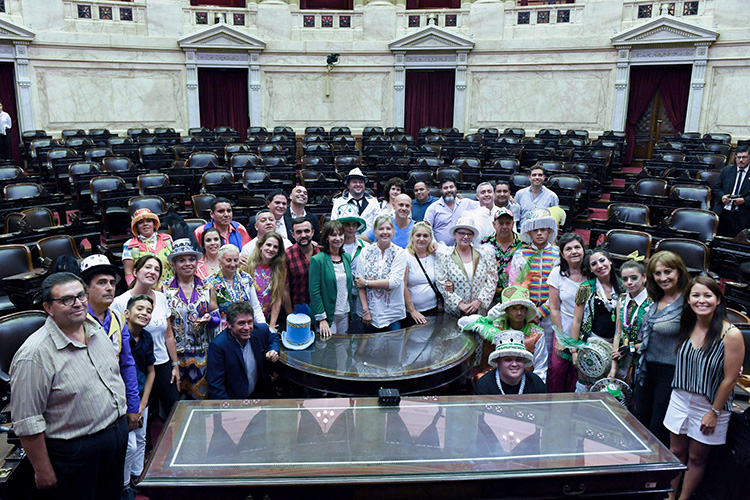 El trabajo de San Fernando y sus murgas se reconoció en la Cámara de Diputados nacional