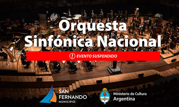 Suspendido el concierto de la Orquesta Sinfónica Nacional en San Fernando