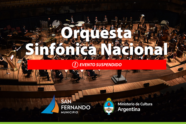 Suspendido el concierto de la Orquesta Sinfónica Nacional en San Fernando