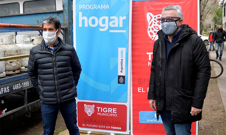 Programa Hogar: más vecinos de Tigre accedieron a la garrafa social