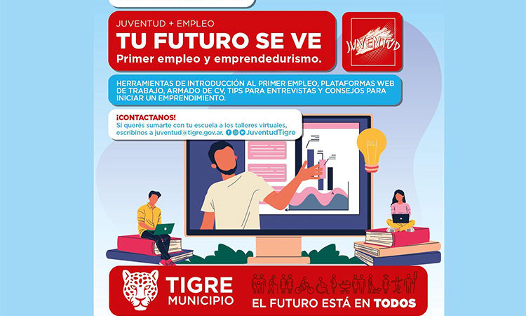 Tu Futuro Se Ve: los talleres virtuales de Tigre para jóvenes de escuelas secundarias