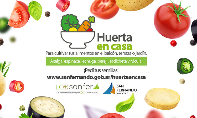 San Fernando lanzó el programa ‘Huerta en Casa’
