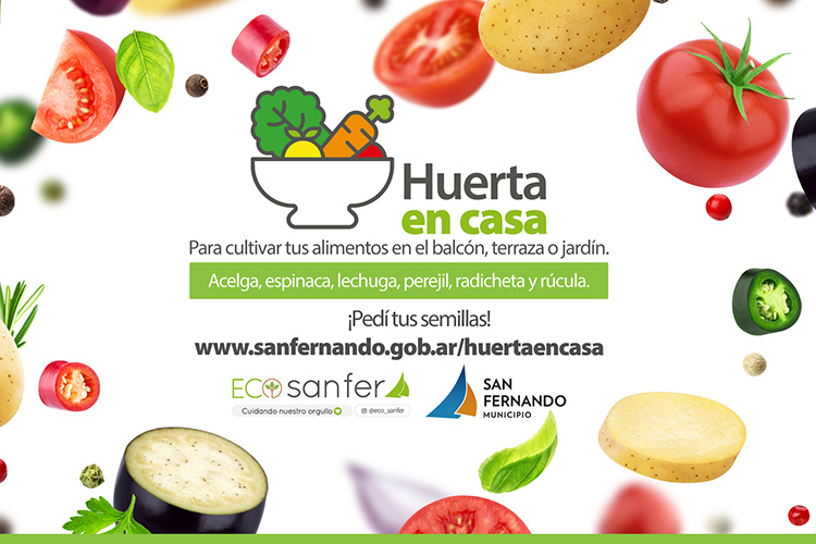San Fernando lanzó el programa ‘Huerta en Casa’