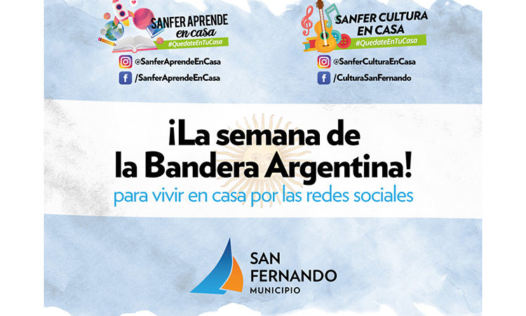 El Municipio de San Fernando festeja la Semana de la Bandera Argentina