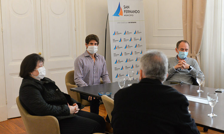 Juan Andreotti se reunió con directores del Hospital Provincial y clínicas privadas por el Coronavirus