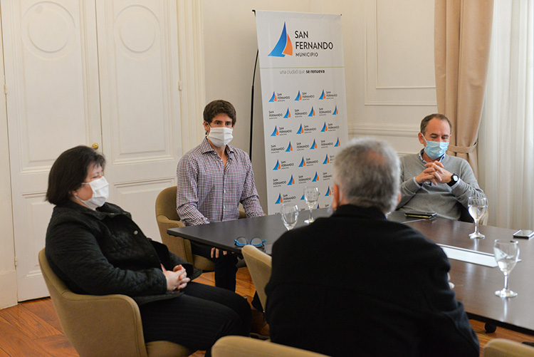Juan Andreotti se reunió con directores del Hospital Provincial y clínicas privadas por el Coronavirus
