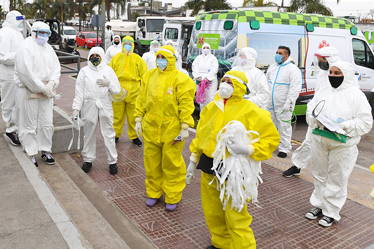 Continúan en San Fernando sin pausa los operativos de detección de coronavirus en barrios