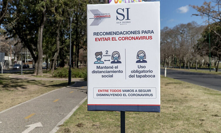 San Isidro lanza una campaña para concientizar sobre el distanciamiento social