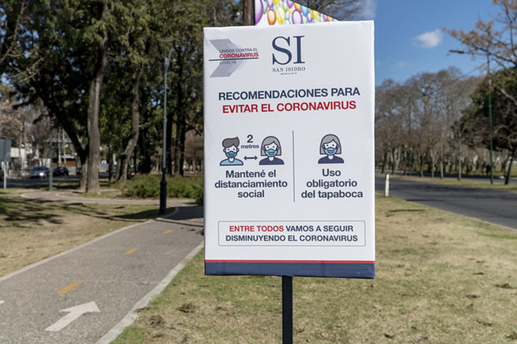 San Isidro lanza una campaña para concientizar sobre el distanciamiento social