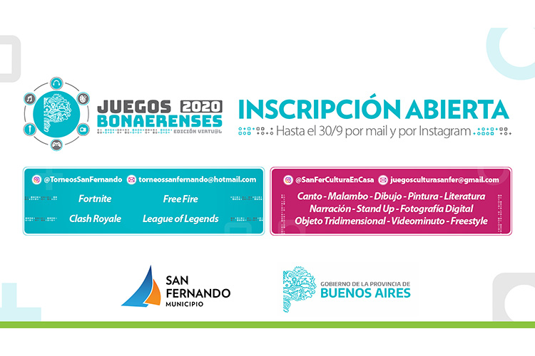 San Fernando inició la inscripción para Deportes Electrónicos de los Juegos Bonaerenses 2020