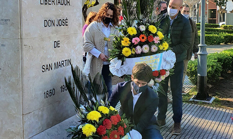Juan Andreotti homenajeó al Gral. San Martín en el 170° aniversario de su paso a la inmortalidad
