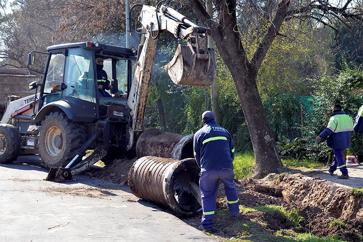 Tigre continúa ejecutando obras y trabajos de revalorización urbana en diferentes localidades
