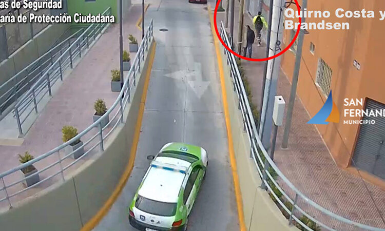 Protección Ciudadana detuvo a un ladrón que fingió ser municipal para robar un reflector