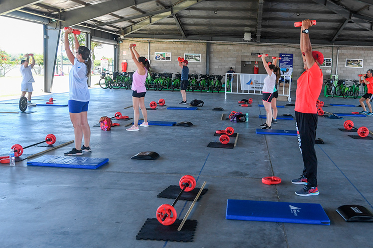 Arrancaron a puro ritmo las clases abiertas de fitness en el Parque Náutico de San Fernando